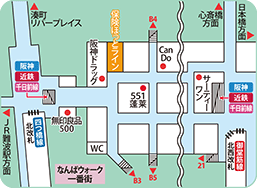 なんばウォーク店フロアMAP