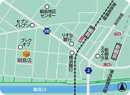 綱島店MAP